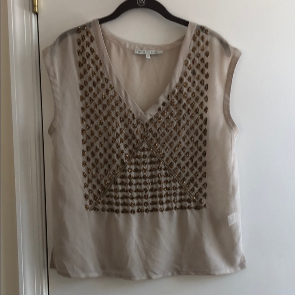 Sheer beaded top